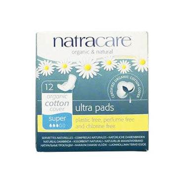 Natracare Ultra Pad Super - Wings 12's